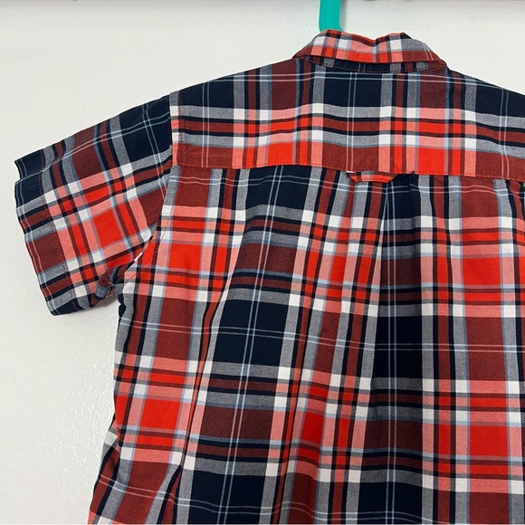 The Children's Place Baby Boys and Toddler Poplin Short Sleeve Button Down Shirt - Picture 8 of 12